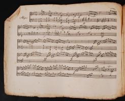 cca 1780 Allegro Morceau détaché pour le piano forte Celebre W. A. Mozart a Vienne 6p. Kotta / notes