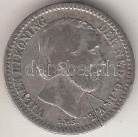 Hollandia 1890. 10C Ag T:3
Netherlands 1890. 10 Cents Ag C:F