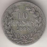 Hollandia 1848. 10C Ag T:3
Netherlands 1848. 10 Cents Ag C:F
