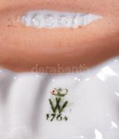 Wallendorf balerina, kézzel festett, jelzett, hibátlan, m:13 cm, h:25 cm/ Wallendorf Swan Lake balle...