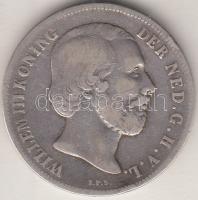 Hollandia 1861. 1G Ag "III. Vilmos" T:3
Netherlands 1861. 1 Gulden Ag "William III&qu...