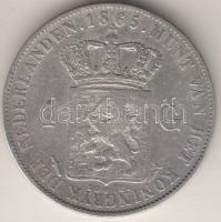 Hollandia 1865. 1G Ag "III. Vilmos" T:3
Netherlands 1865. 1 Gulden Ag "William III&qu...