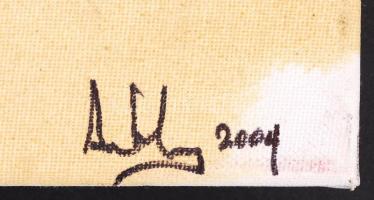 Anthony Austin: Halálom. Olaj, vászon, jelzett, 50×60 cm