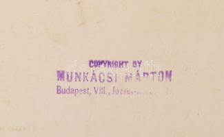Martin Munkácsi / Munkácsi Márton (1896-1963): Autóverseny; vintage fotó, pecséttel jelzett / Car ra...