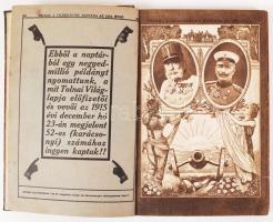 1916-1917 Tolnai: A világháború naptára. Kartonált könyvkötésben, rengeteg képpel illusztrálva