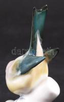 Zsolnay veréb, kézzel festett, jelzett, hibátlan/ Zsolnay chinaware figure m:10 cm