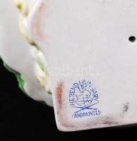 Herendi Déryné, kézzel festett, jelzett, hibátlan, m:21 cm /Herend Mrs.Dery porcelain figure, hand p...