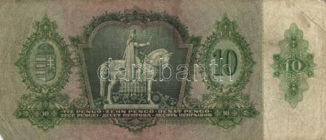 1930-41. 10P + 20P + 50P + 100P hamis "Városi Pártvezető Sopron" T:III