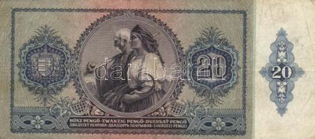 1930-41. 10P + 20P + 50P + 100P hamis "Városi Pártvezető Sopron" T:III