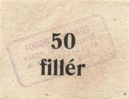 Torda 1915. 20f + 50f "Fodor Domokos fűszer- és borkereskedés" T:II