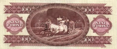 1993. 100Ft nyomdai festékfoltokkal (4x) T:I,I-
Adamo F38