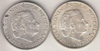 Hollandia 1965-1966. 1G Ag "I. Julianna" (2x) T:2,2-
Netherlands 1965-1966. 1 Gulden Ag &q...