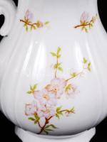 Zsolnay virág mintás mokkás készlet, matricás, hibátlan, jelzett