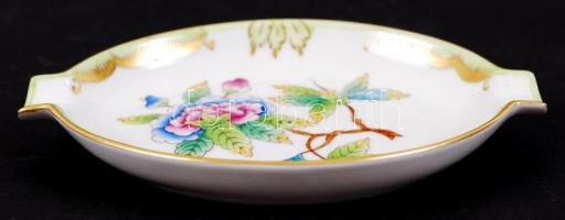Herendi Viktória mintás  porcelán hamutartó, kézzel festett, hibátlan, jelzett / Herend chinaware as...
