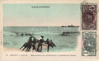 Grand Lahou starting of whaling