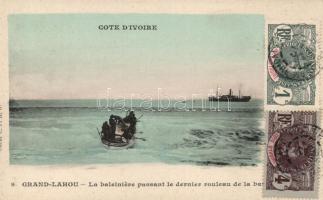 Grand Lahou starting of whaling