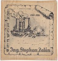 3 db Ex libris pauszpapíron