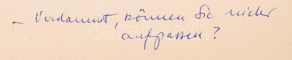 Ruszkai Gábor (1958 - ) 2 db vicces grafikája, 21x15 és 21x30 cm