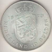 Hollandia 1973. 10G Ag "I. Julianna" T:2-
Netherlands 1973. 10 Gulden Ag "Juliana&quo...