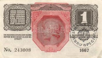 1917. 2K + 1915. 10K + 1913. 20K mindegyik fiumei felülbélyegzéssel + 1916. 1K zöld "Deutschöst...