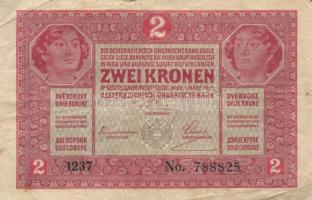 1917. 2K + 1915. 10K + 1913. 20K mindegyik fiumei felülbélyegzéssel + 1916. 1K zöld "Deutschöst...