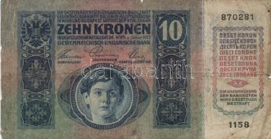 1917. 2K + 1915. 10K + 1913. 20K mindegyik fiumei felülbélyegzéssel + 1916. 1K zöld "Deutschöst...