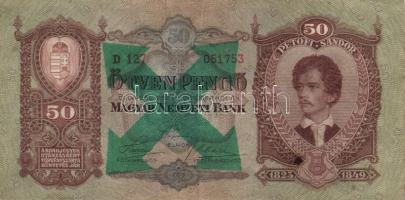 1930-43. 10P ,20P, 50P, 100P mindegyik hamis nyilaskereszt felülbélyegzéssel T:III,III-