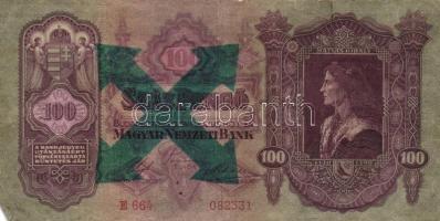 1930-43. 10P ,20P, 50P, 100P mindegyik hamis nyilaskereszt felülbélyegzéssel T:III,III-