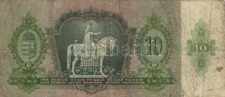 1930-41. 10P, 20P, 50P, 100P mindegyik hamis nyilaskeresztes/"érvényesítve" felülbélyegzés...