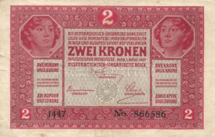 1917. 2K + 1915. 10K + 1913. 20K + 1912. 100K mindegyik "FELÜLBÉLYEGZÉS 1919. jan. 11. Kecskemé...