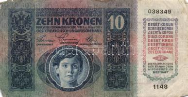 1917. 2K + 1915. 10K + 1913. 20K + 1912. 100K mindegyik "FELÜLBÉLYEGZÉS 1919. jan. 11. Kecskemé...