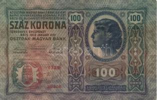 1916. 1K + 1913. 20K + 1912. 100K mindegyik "Felülbélyegzés 1919. feb 9. Zsombolyai Főszolgabír...