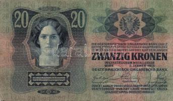 1913-1917. 1K-50K (7x) szerb felülbélyegzéssel T:vegyes