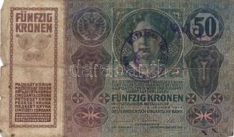 1913-1917. 1K-50K (7x) szerb felülbélyegzéssel T:vegyes