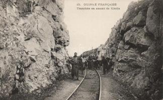 Kindia Tranchée en amont / railroad