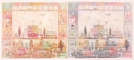 Gross Arnold: 12 lapos mappa. Corvina Kiadó, 1973, borító szakadt, az ofszetek jó állapotban