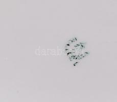 Hollóházi porcelán aranyozott díszítésű urna, hibátlan, m: 20 cm, d: 19 cm