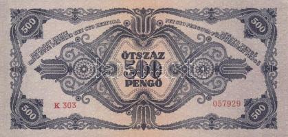 1945. 500P (2x), egyiken orosz "P" betű helyett magyar "N" betű T:I
Adamo P19,P1...