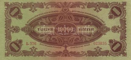 1945. 10.000P, egyik "MNB" bélyeggel + 1946. 10.000MP + 1946. 10.000BP T:I