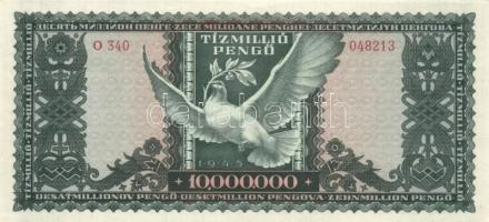 1945. 10.000.000P + 1946. 100.000.000P + 1946. 10.000.000MP + 1946. 100.000.000MP T:I,I-