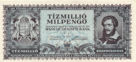 1945. 10.000.000P + 1946. 100.000.000P + 1946. 10.000.000MP + 1946. 100.000.000MP T:I,I-