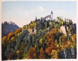 1924 Bad Reichenhall képes album, 9 db színes képpel