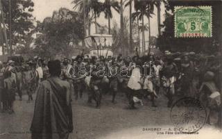 Festival in Dahomey / Benin, folklore
