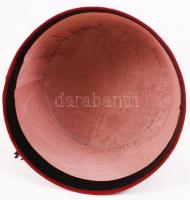 Török kalap (fez), filc, d:18 cm