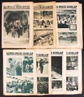 1933-1939 20 db Képes Pesti Hírlap magazin érdekes képanyaggal