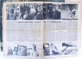 cca 1941-1943 15 db Képes Vasárnap + 2 db Magyar futár c. újség, mindegyik sok frontképpel és érdeke...