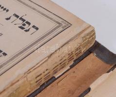 1890 Imakönyv. Héber-magyar, rossz állapotban, Jó egészvászon kötéstáblával / prayerbook