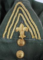 Cca 1930 cserkész sapka, Hungária cserkész csapat jelvényével, fejméret:57