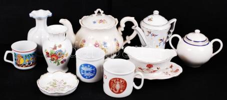 Zsolnay tétel: összesen: 10 db, jelzettek, hibátlanok