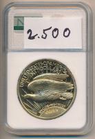 Amerikai Egyesült Államok 2003. "1927. 20$ Liberty" 24K-os aranyozásos fém replika plaszti...